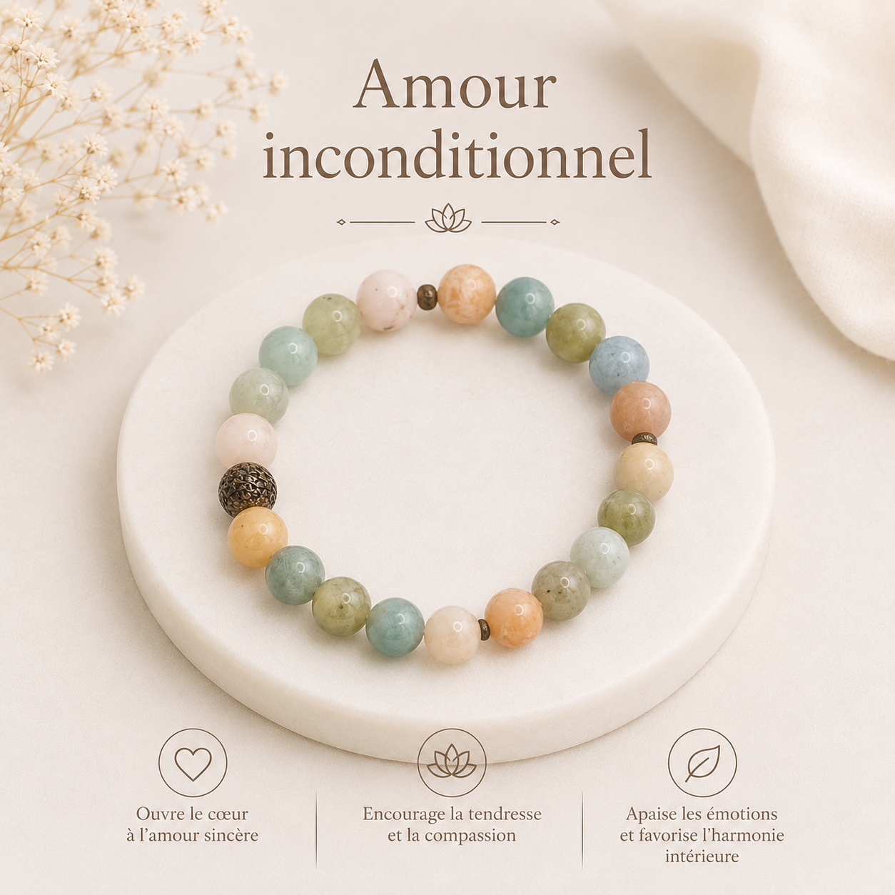 Bracelet amour inconditionnel
