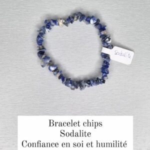 Bracelet chips Sodalite