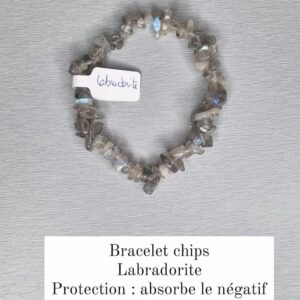 Bracelet chips Labradorite