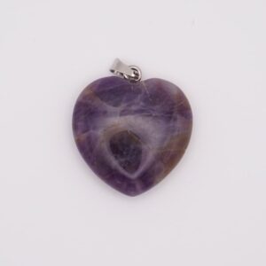 Pendentif coeur Améthyste