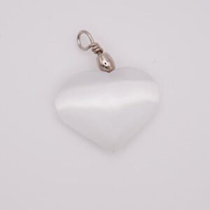 Pendentif coeur Sélénite