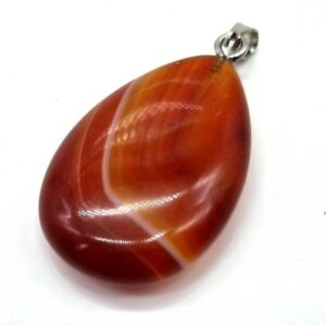 Pendentif larme Cornaline