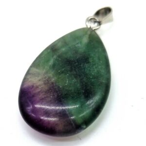 Pendentif larme Fluorite