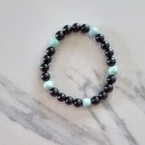Hématite et Amazonite
