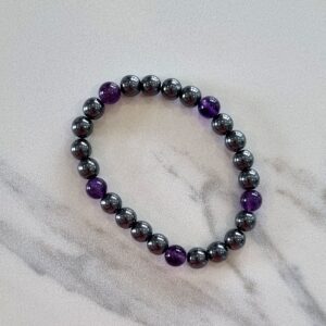Hématite et Améthyste