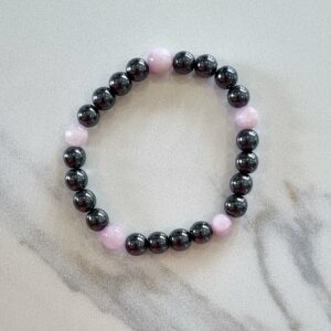 Hématite et Kunzite